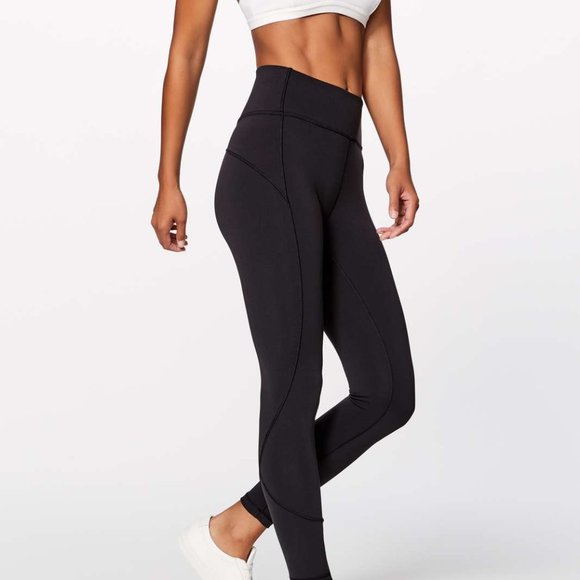 lululemon athletica Pants - Lululemon In Movement 7/8 Tight Everlux 25" - Black - Size 8